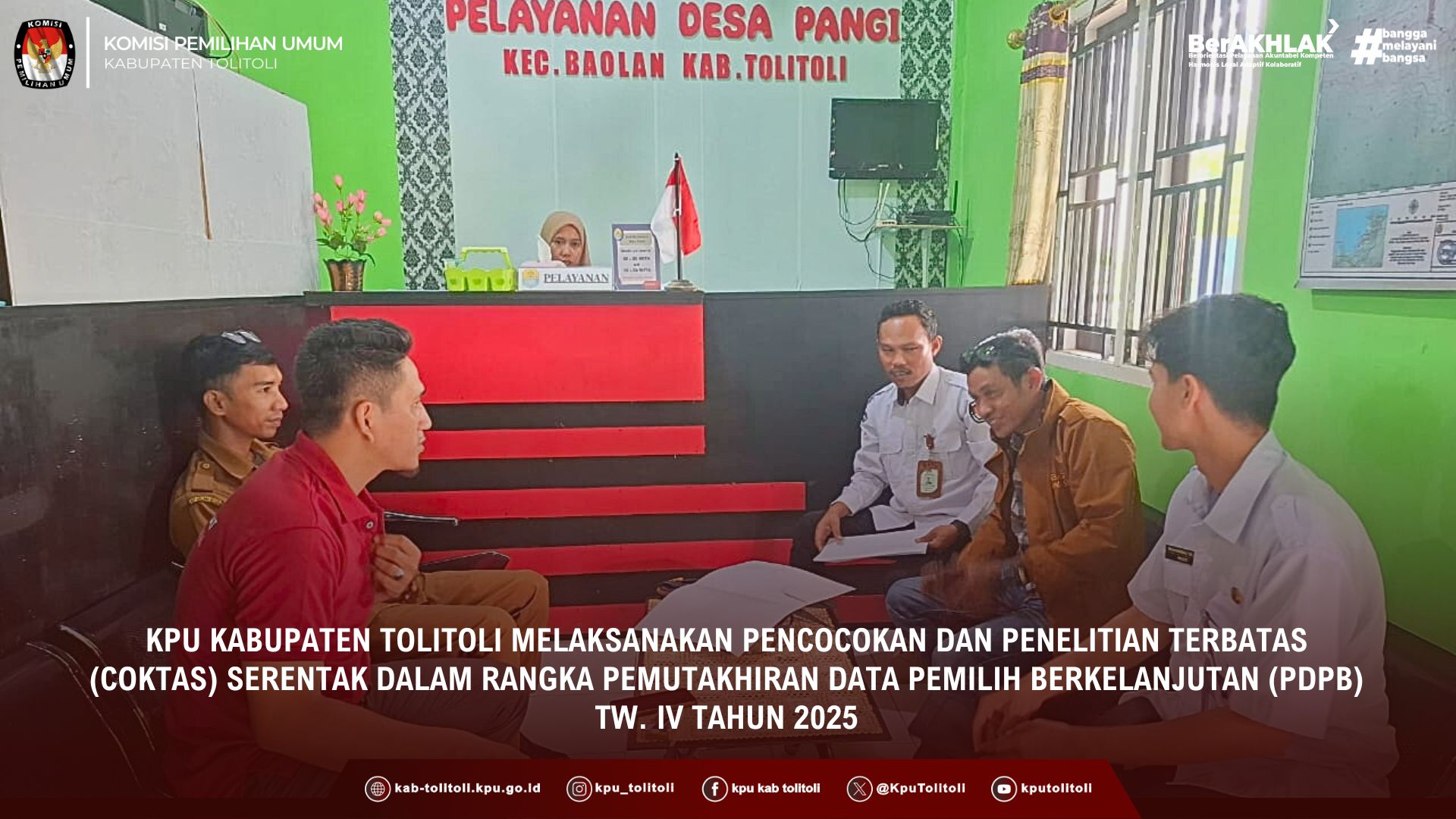 PELAKSANAAN COKTAS SERENTAK DALAM RANGKA PDPB TW. IV TAHUN 2025